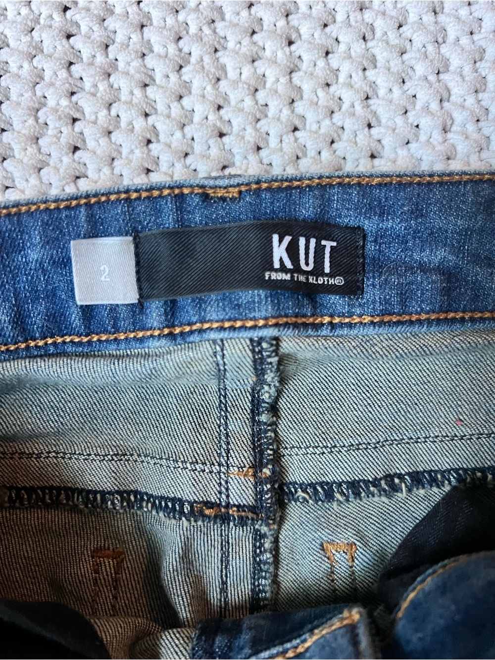 Kut From The Kloth Kate Low Rise Bootcut Size 12 - Picture 4 of 5